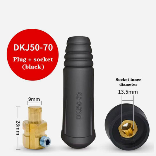TIG Welding Cable Panel Connector - DJK50-70