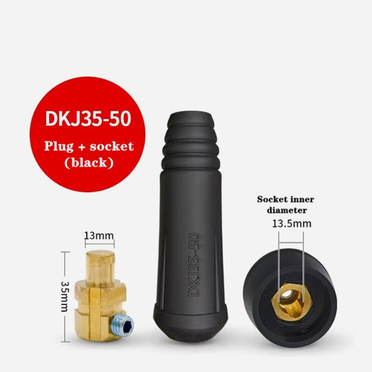 TIG Welding Cable Panel Connector - DJK35-50